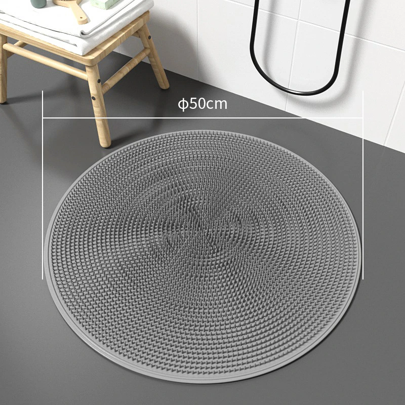 特大号硅胶按摩垫浴室防滑垫吸盘搓背神器洗澡搓澡贴墙擦背搓脚垫