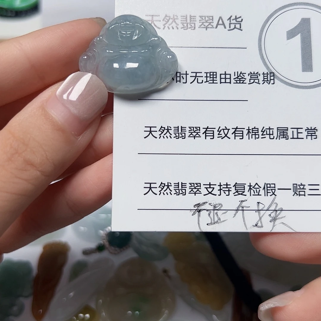 翡翠未镶嵌颈饰天然A货翡翠