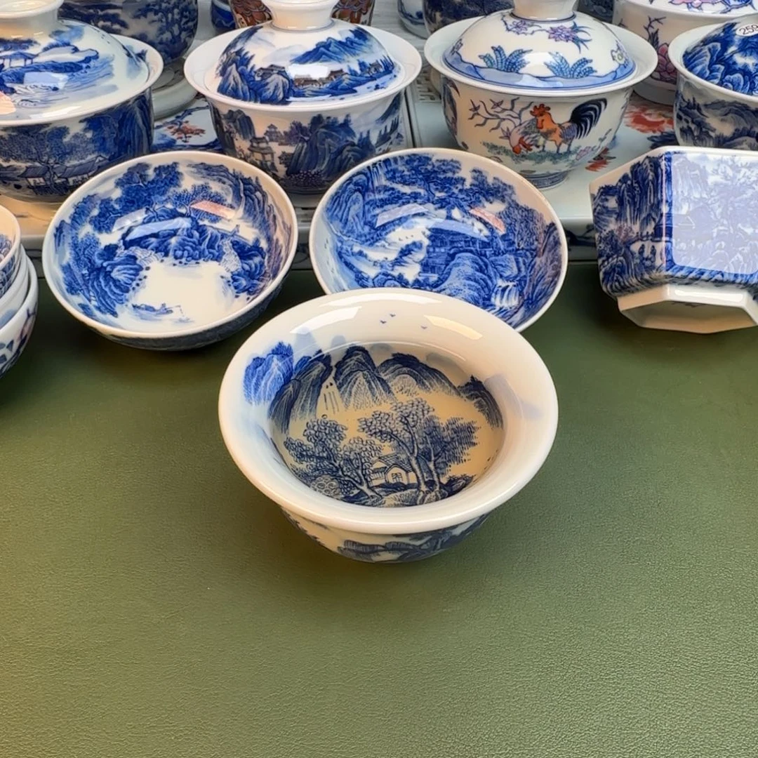 陶纯手工纯手绘茶具308