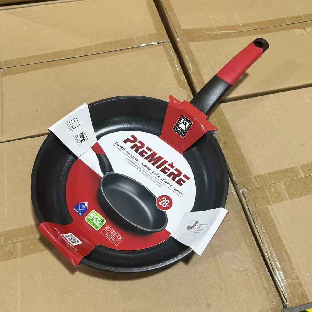 西班牙B家【PREMIERE】28cm煎盘-红柄 0300