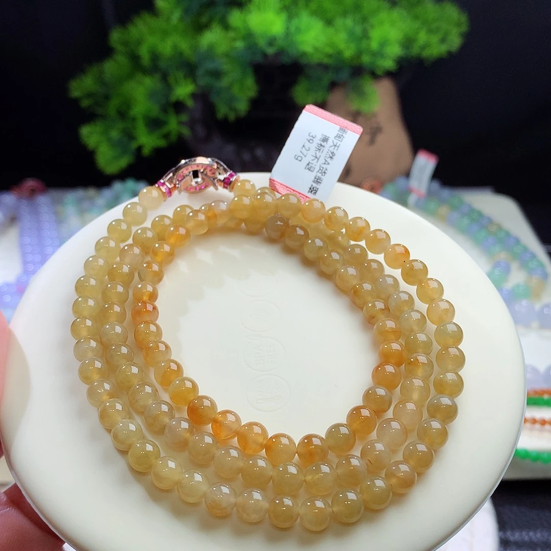 项链未镶嵌翡翠卡6mm
