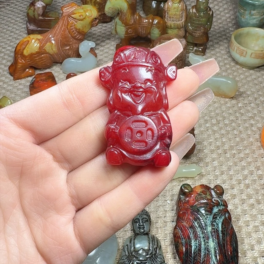 白玉菩提吊坠挂件
