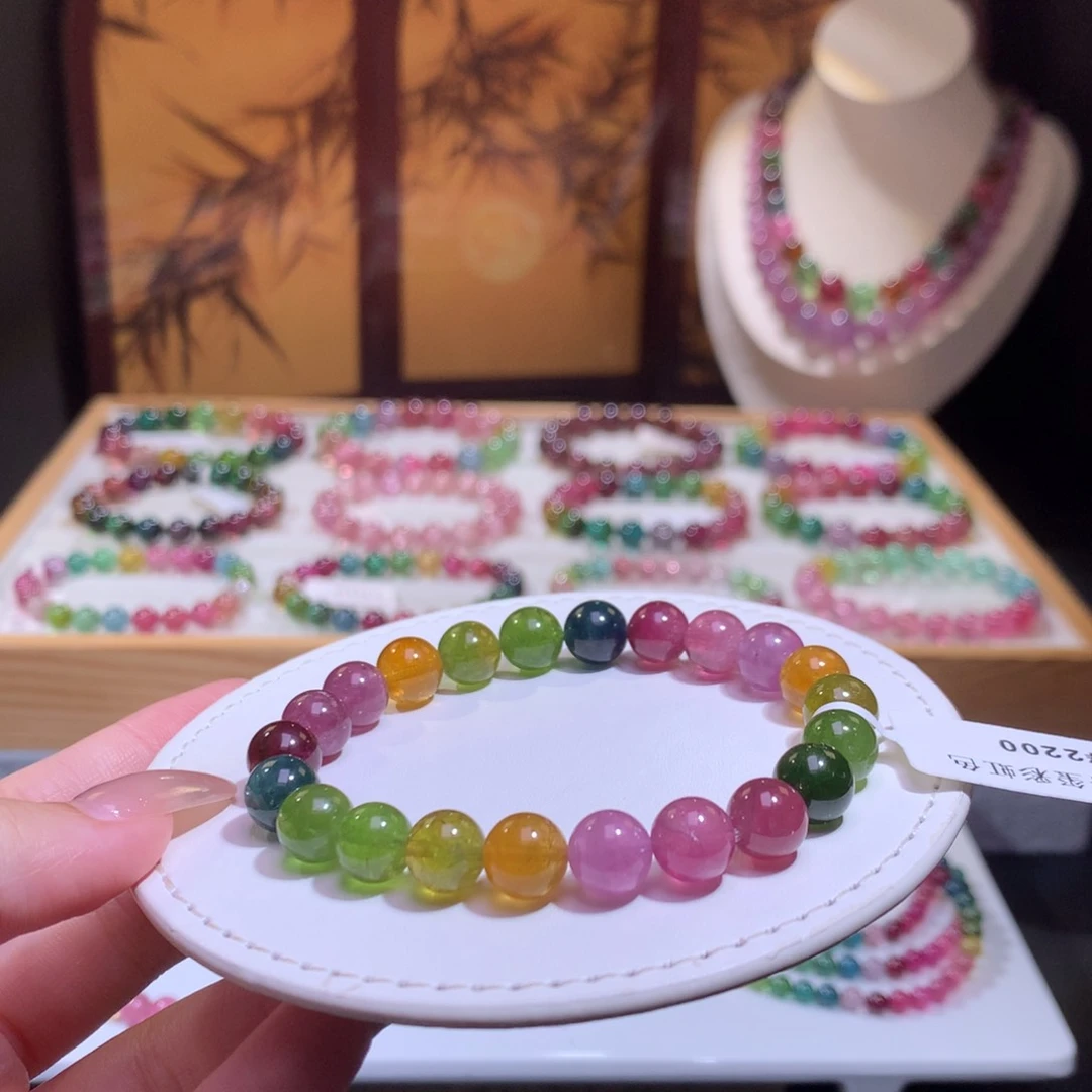 未镶嵌手链碧玺碧玺