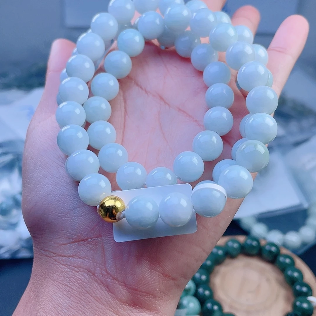定制翡翠未镶嵌珠串