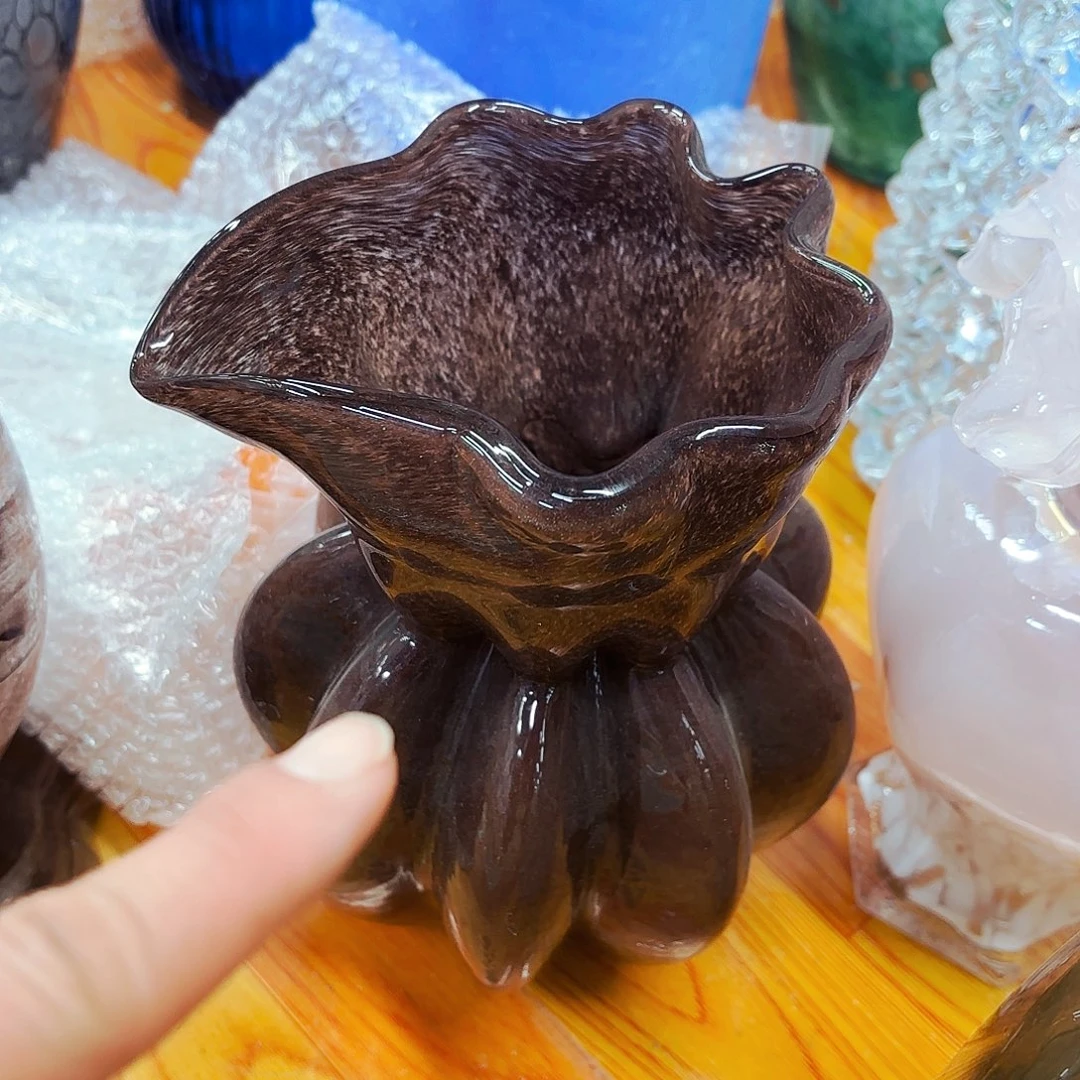 安妮琉璃花胖摆件不完美