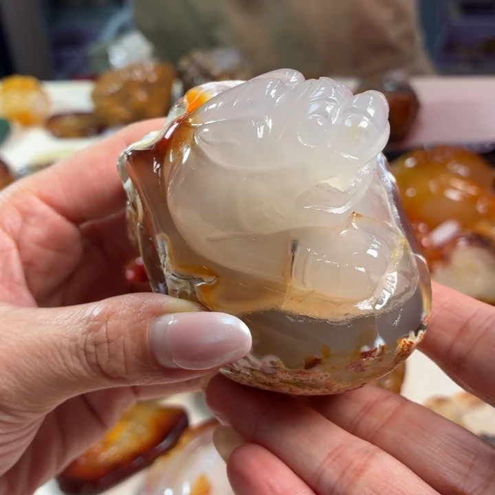 玛瑙/玉髓未镶嵌吊坠(不含链)