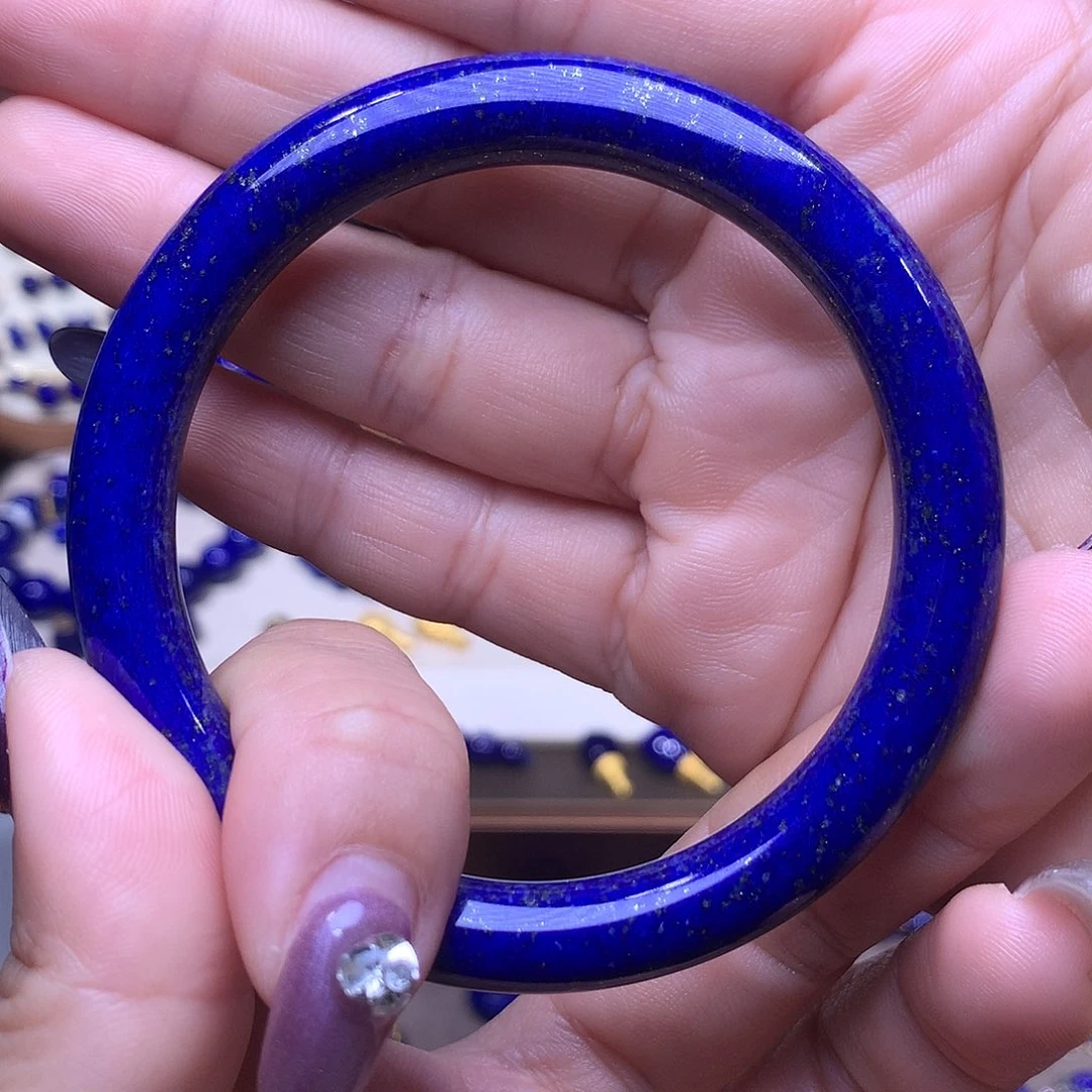 星****青金石未镶嵌58手镯8.9m