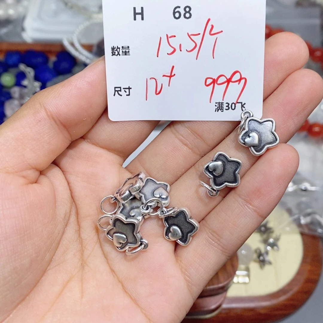 银S925镶嵌颈饰水晶H68