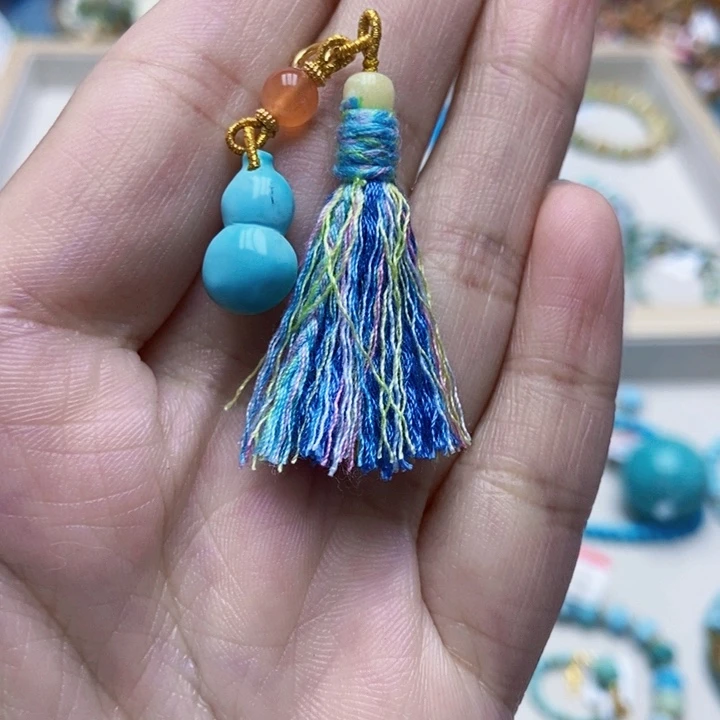 绿松石未镶嵌挂件78