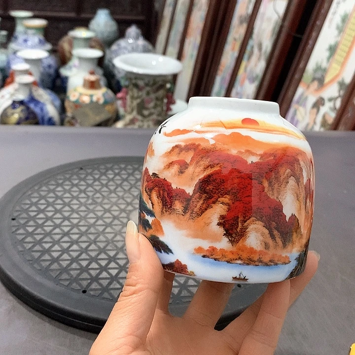 摆件陶博古架陶瓷摆件