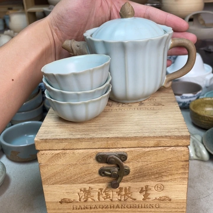 壶老段烧陶瓷茶器