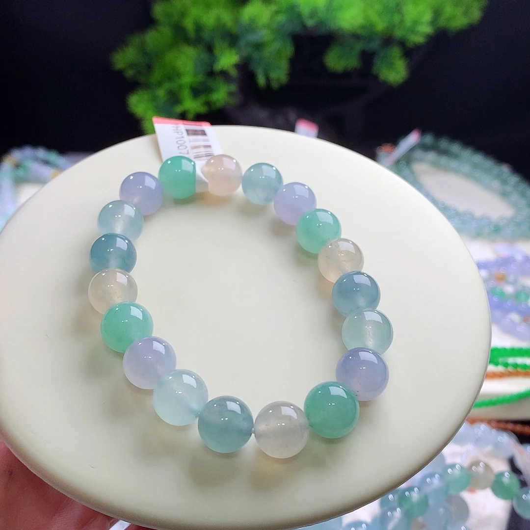 未镶嵌手串翡翠卡10mm