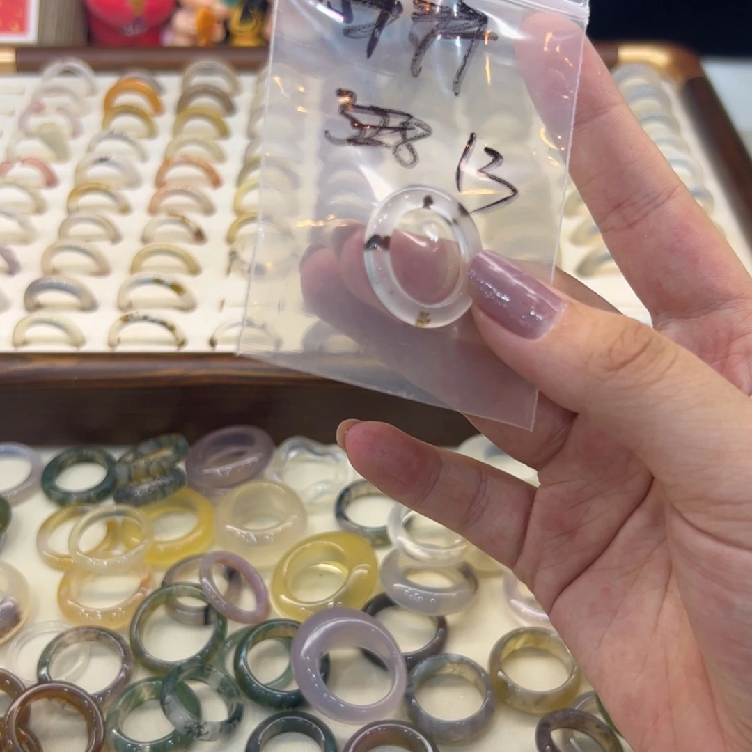 不***～查罗石合金戒指13港17