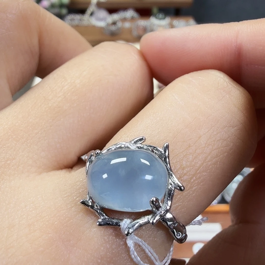 银S925镶嵌水晶戒指