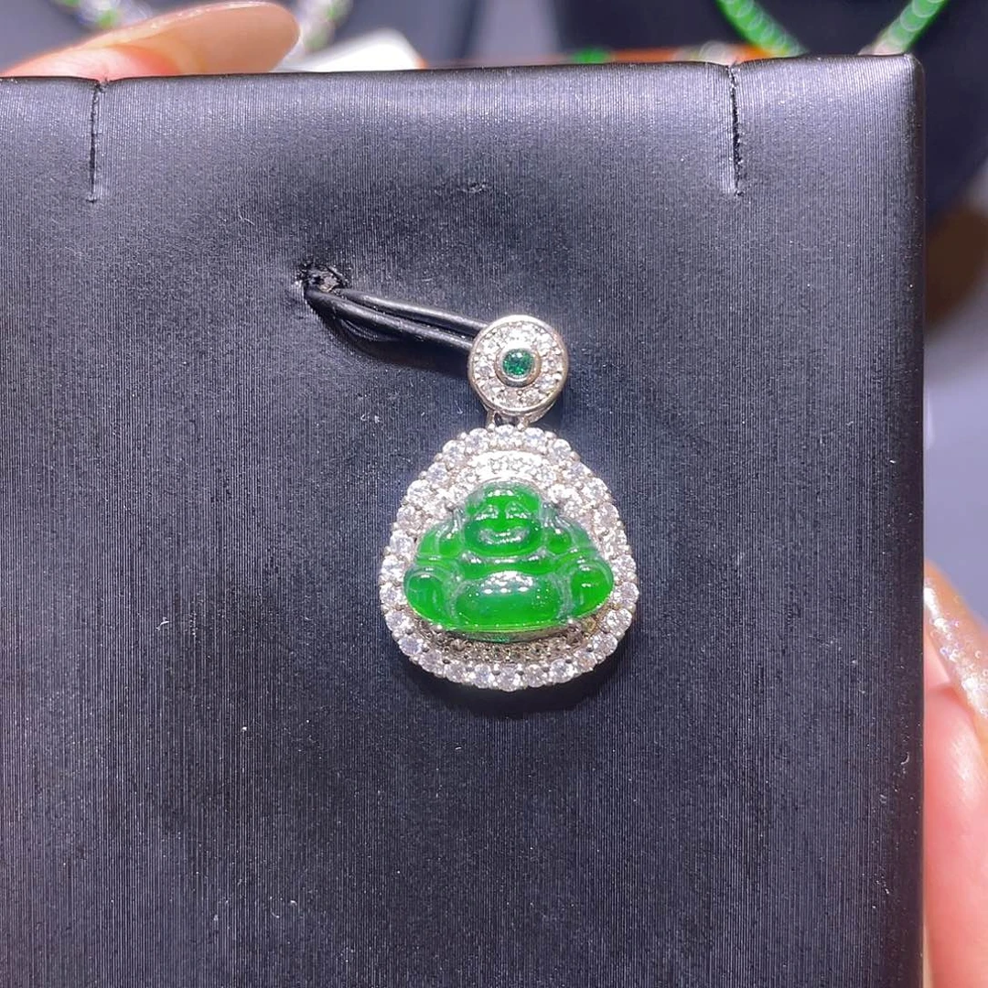 颈饰未镶嵌翡翠吊坠