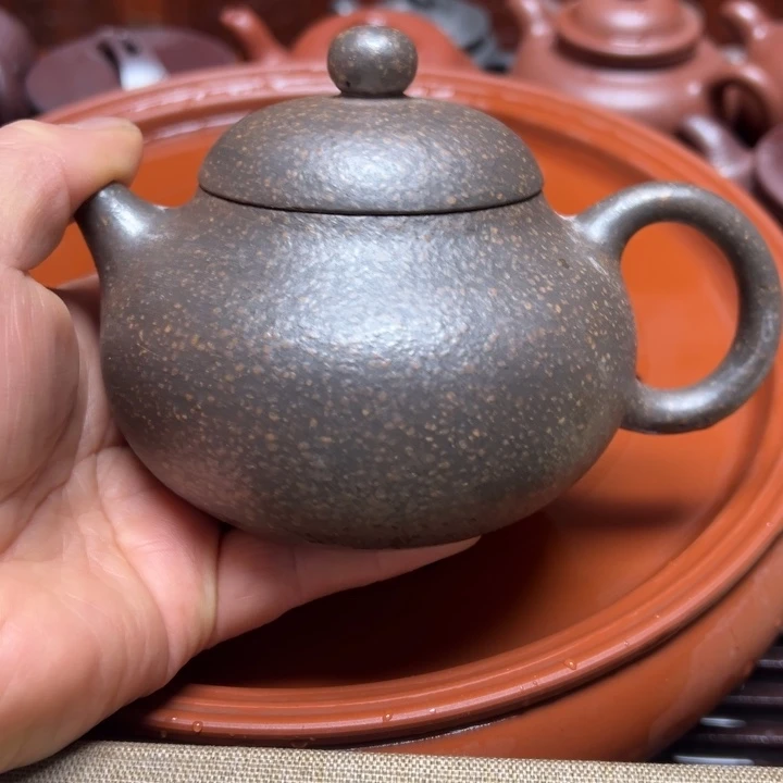 紫砂茶壶宜兴原矿桃花