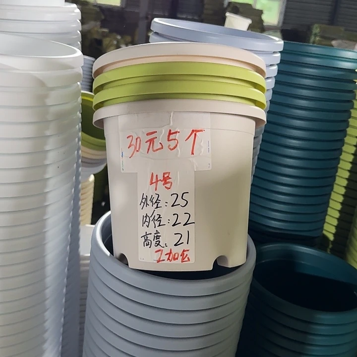 四季4#口径25灰白10个无托