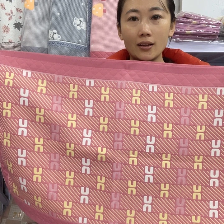 棉处理粉色字母花