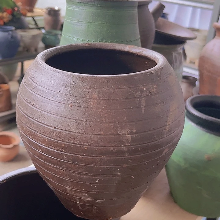 红陶501号18×13咖口不正瑕