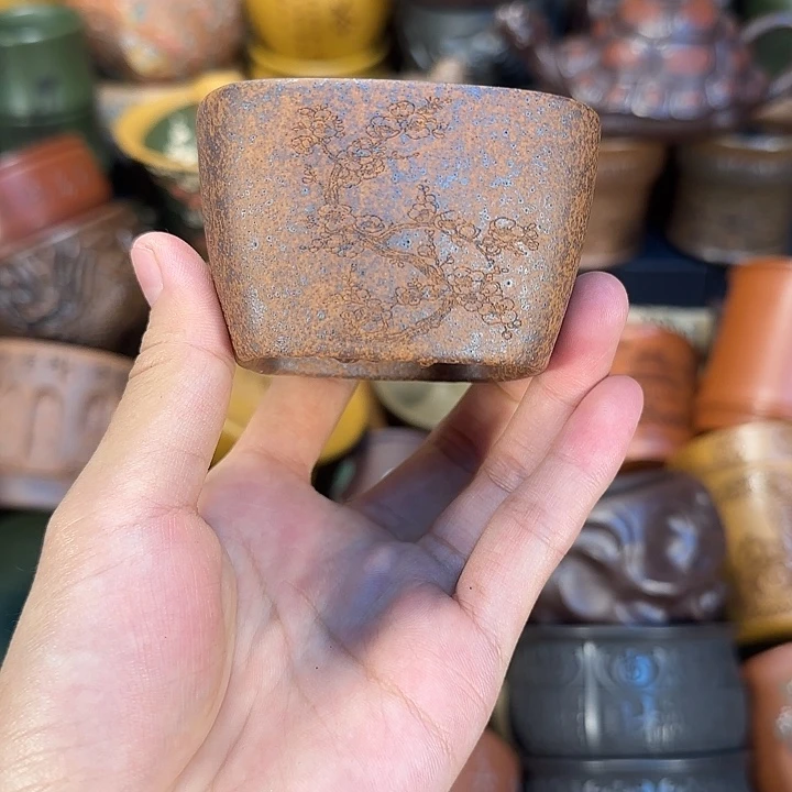 茶杯紫砂宜兴紫砂茶杯