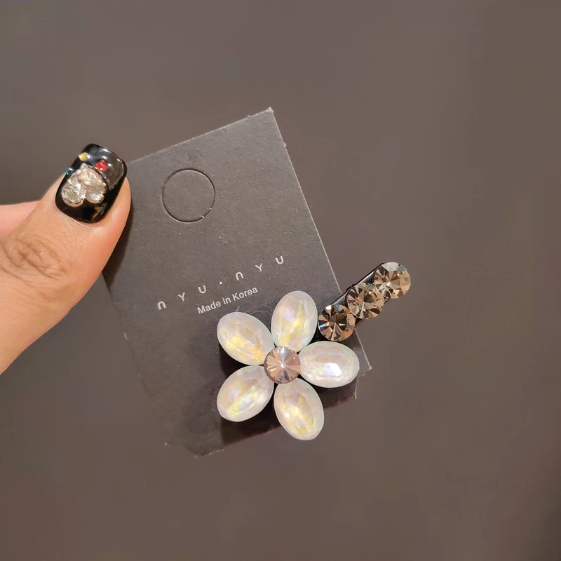 韩国高级感花朵鸭夹水晶镶钻大花鸭嘴夹（福利款）网红百搭可爱时