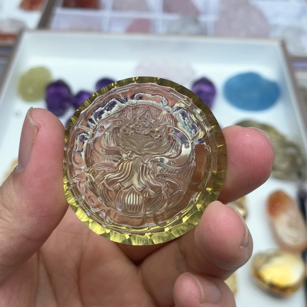 水晶吊坠(不含链)未镶嵌管*嘴