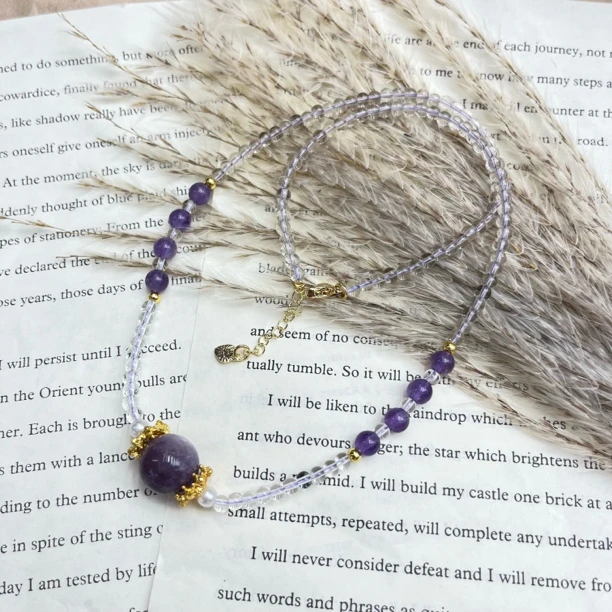 紫云母吊坠12mm-0509