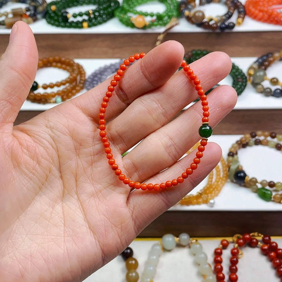 【闪购商品】南红玛瑙未镶嵌手串