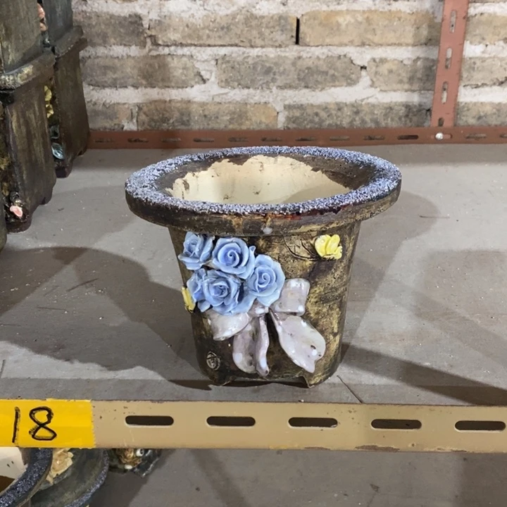 红陶青藤花器多肉花盆