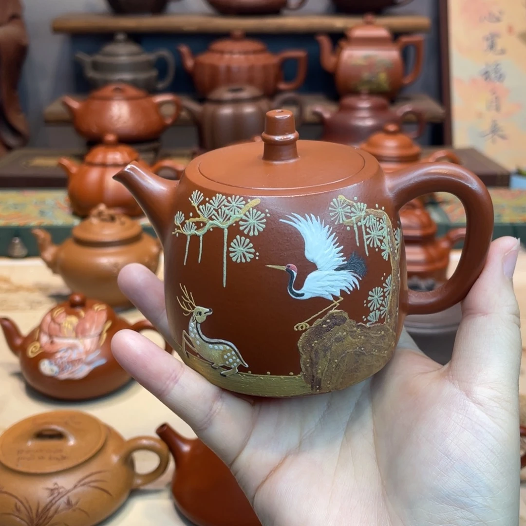 茶壶紫砂夏***虹紫砂茶具