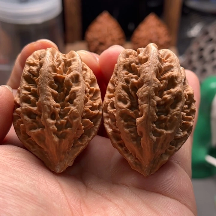 文玩核桃把件楸大胖77