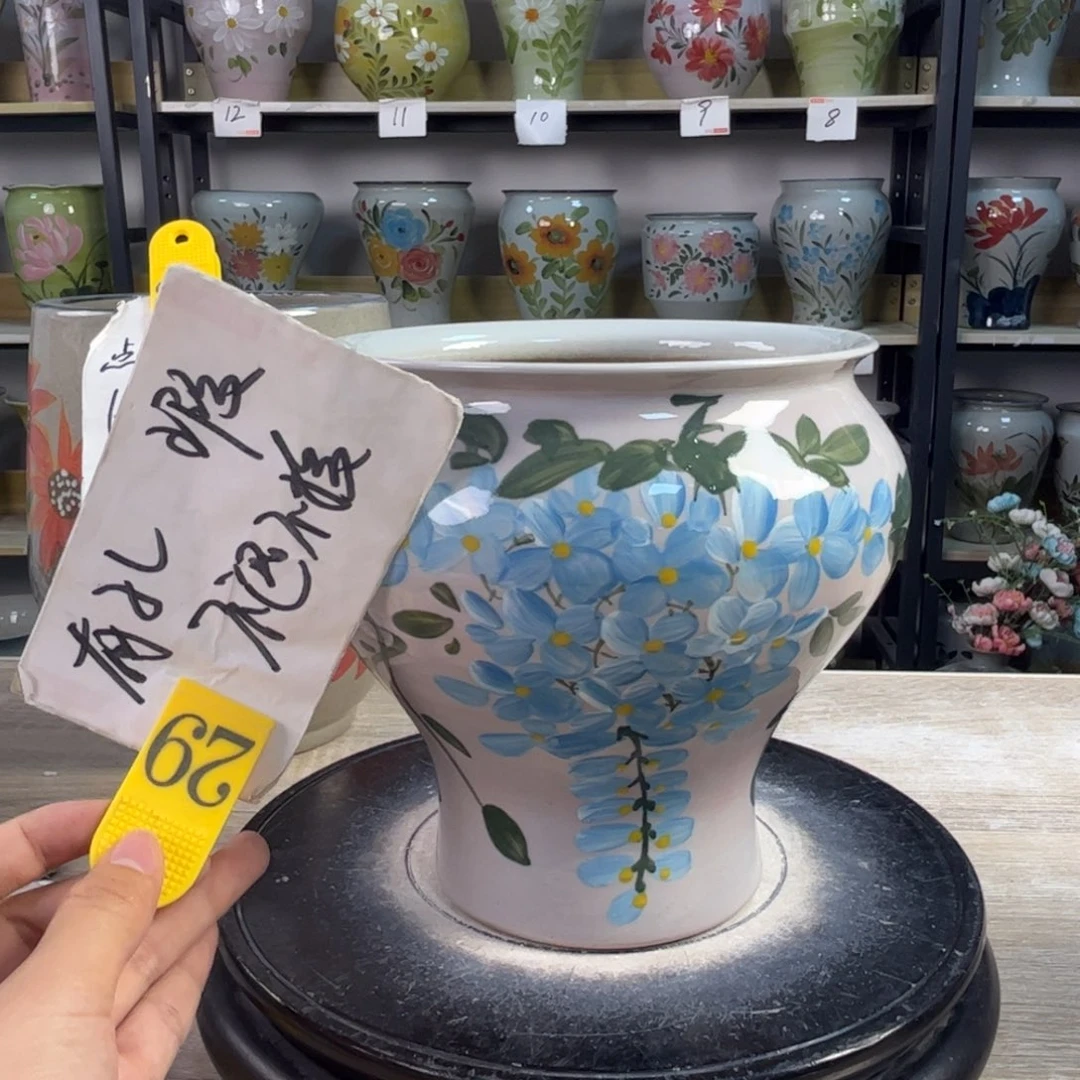 罐1tc景德镇陶瓷花盆