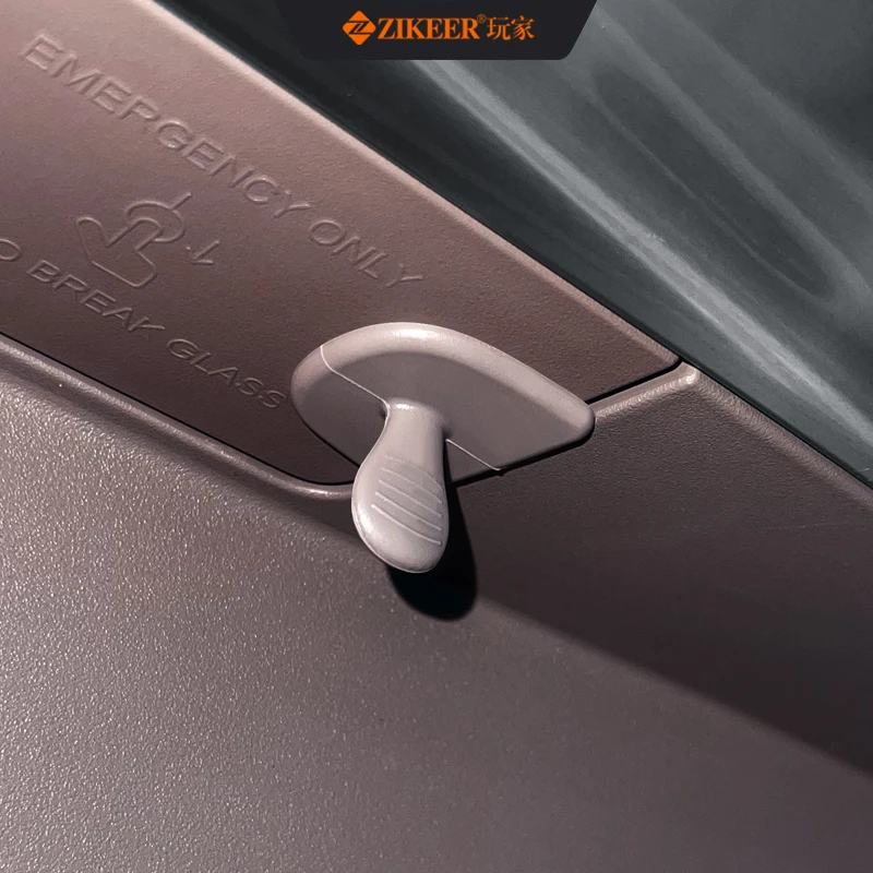 极氪7X玻璃防爆塞防堵盖主驾驶位破窗防止误碰硅胶门板防拉塞