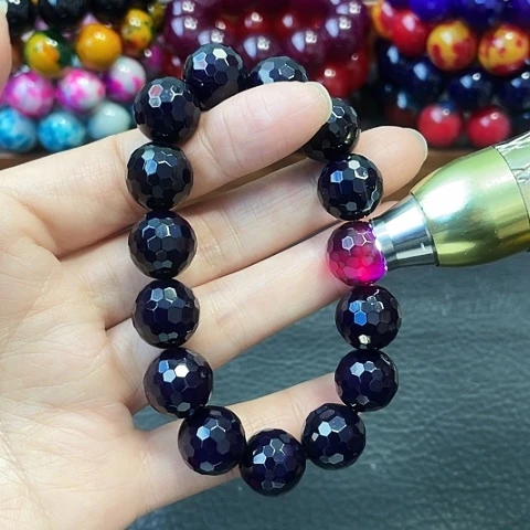 玛瑙未镶嵌手饰紫杉醇切面14