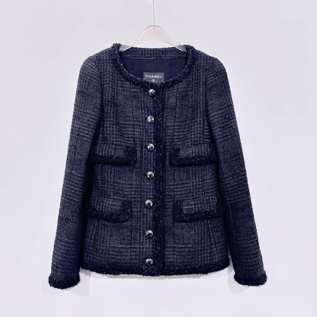 99新 Chanel/香奈儿 秀款小香风外套/36码/A1743