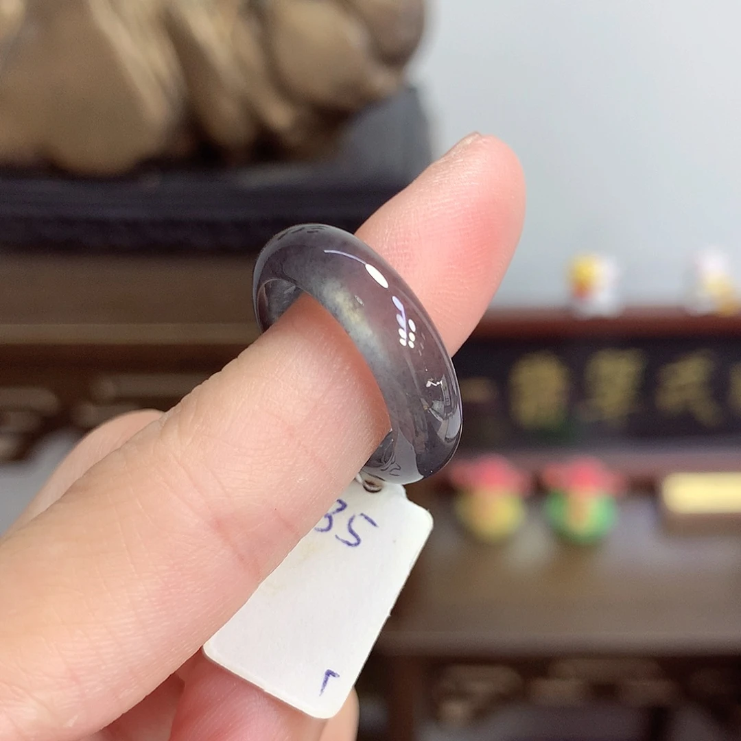 翡翠未镶嵌戒圈12号