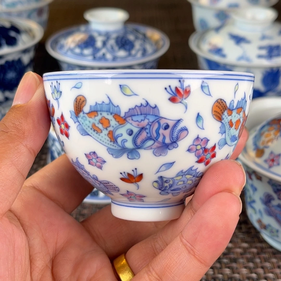 瓷片景德镇陶瓷杯子