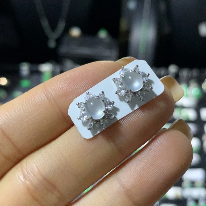 翡翠银S925镶嵌戒指