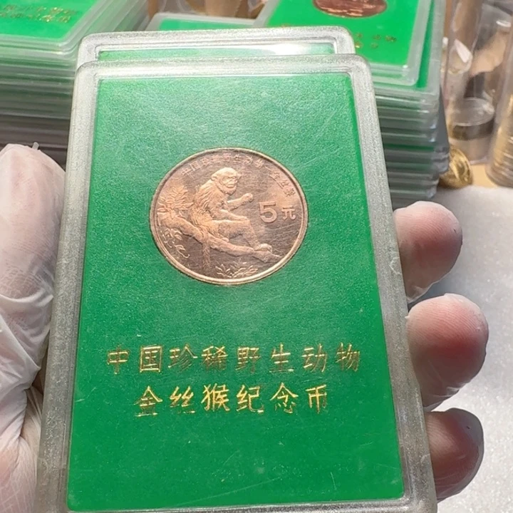 其他普通金属人行盒，金丝猴币