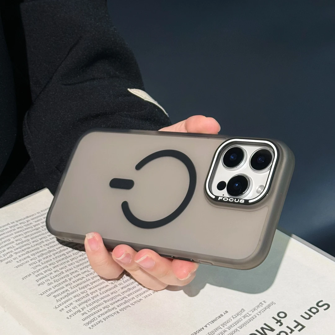 C型果冻磁吸壳适用于苹果15promax亲肤13磨砂14肤感防摔16手机壳