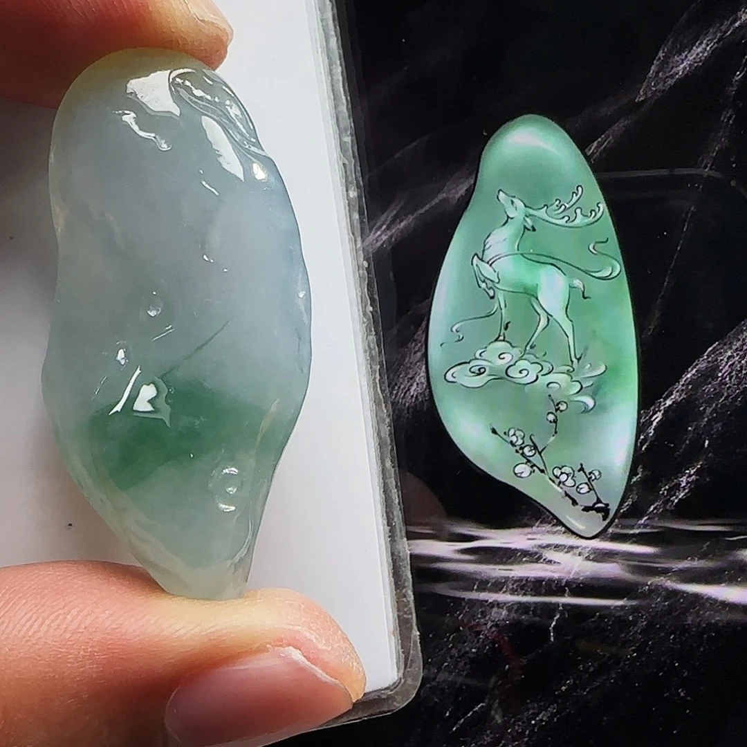 定制翡翠未镶嵌翡翠