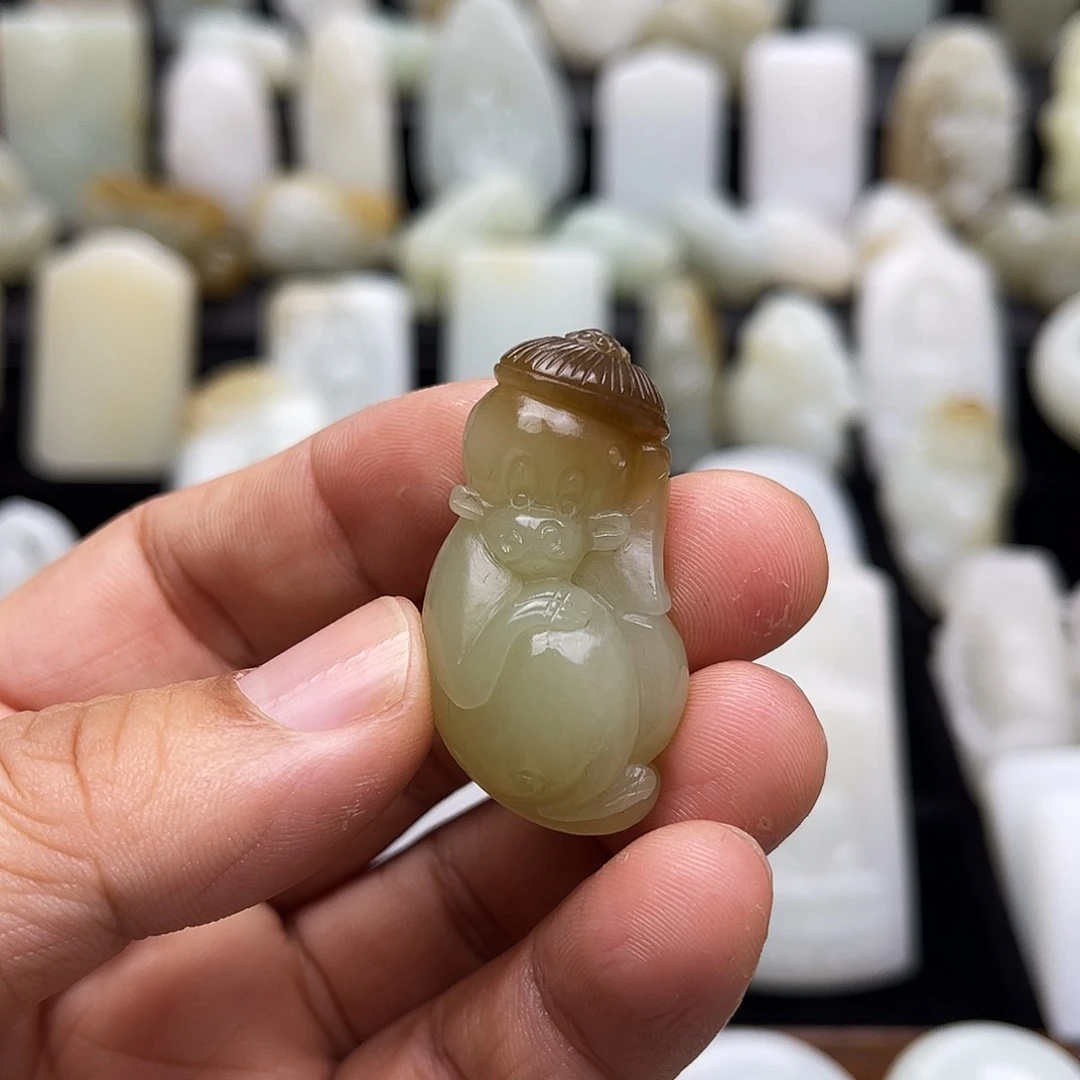 和田玉颈饰未镶嵌一***ゝ