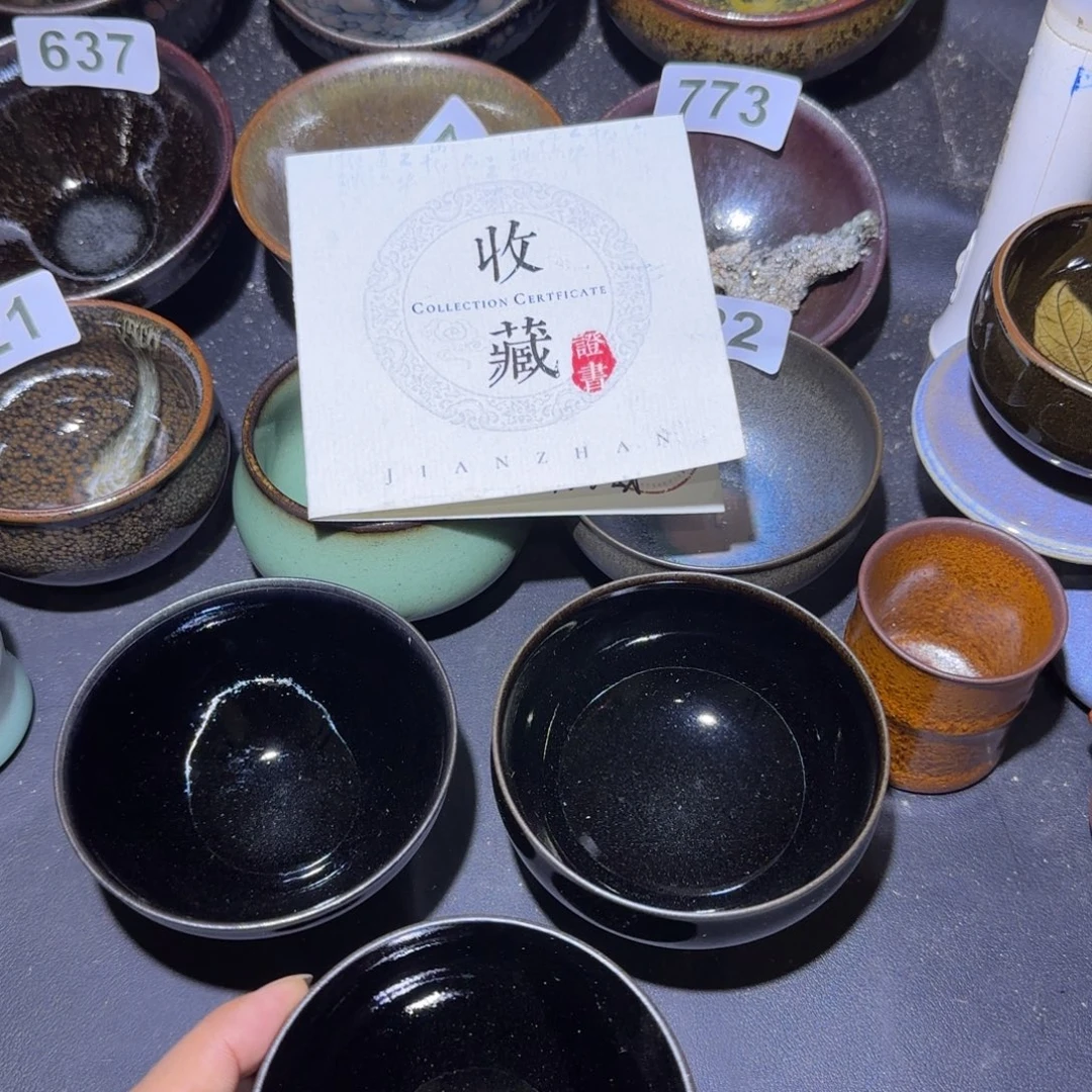 S****茶盏福建盏茶器三个薄胎
