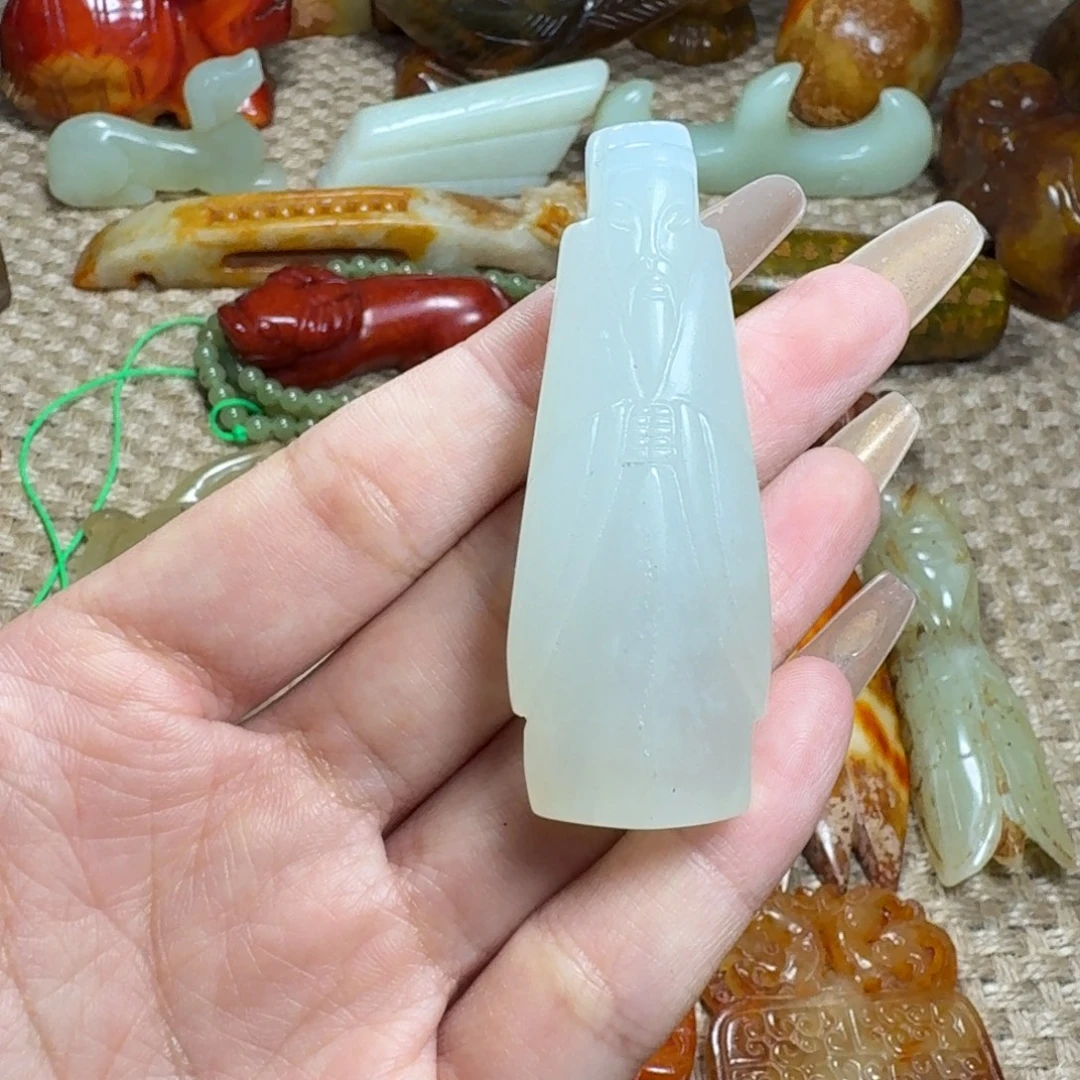 吊坠白玉菩提挂件