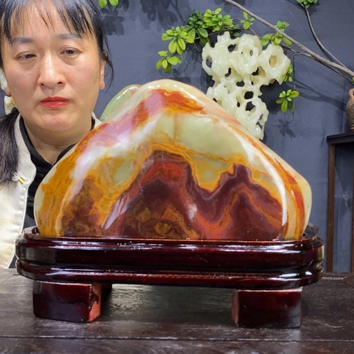 石材精品古青石摆件