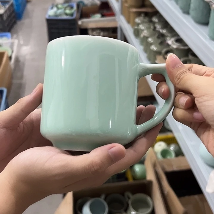 龙泉云间青瓷小米茶器