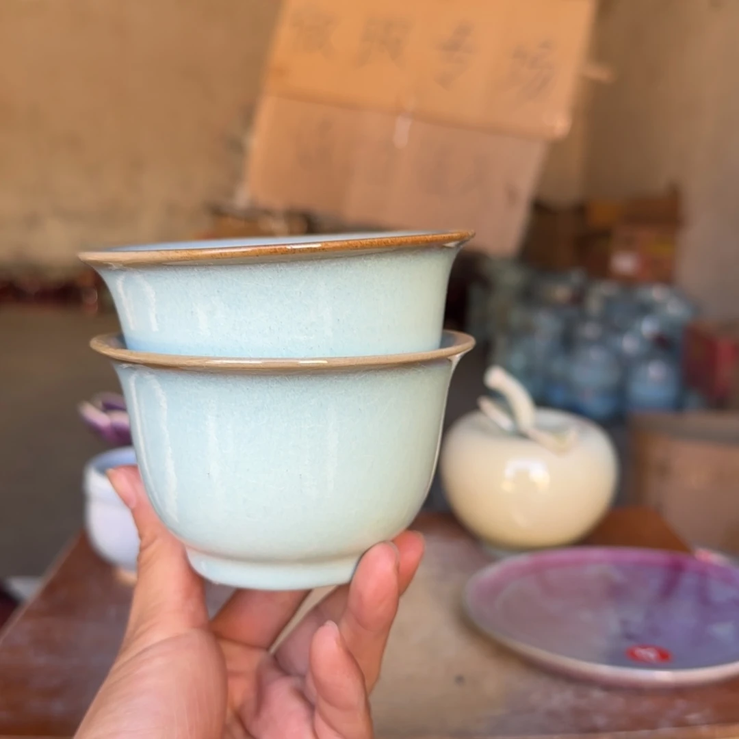 瓷摆件郑家钧瓷摆件微瑕