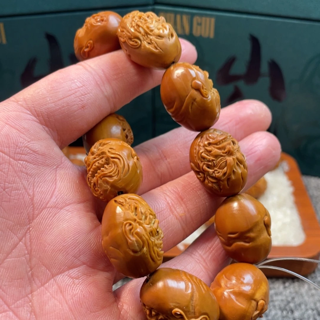 秋***枫橄榄核手串/手链橄榄核