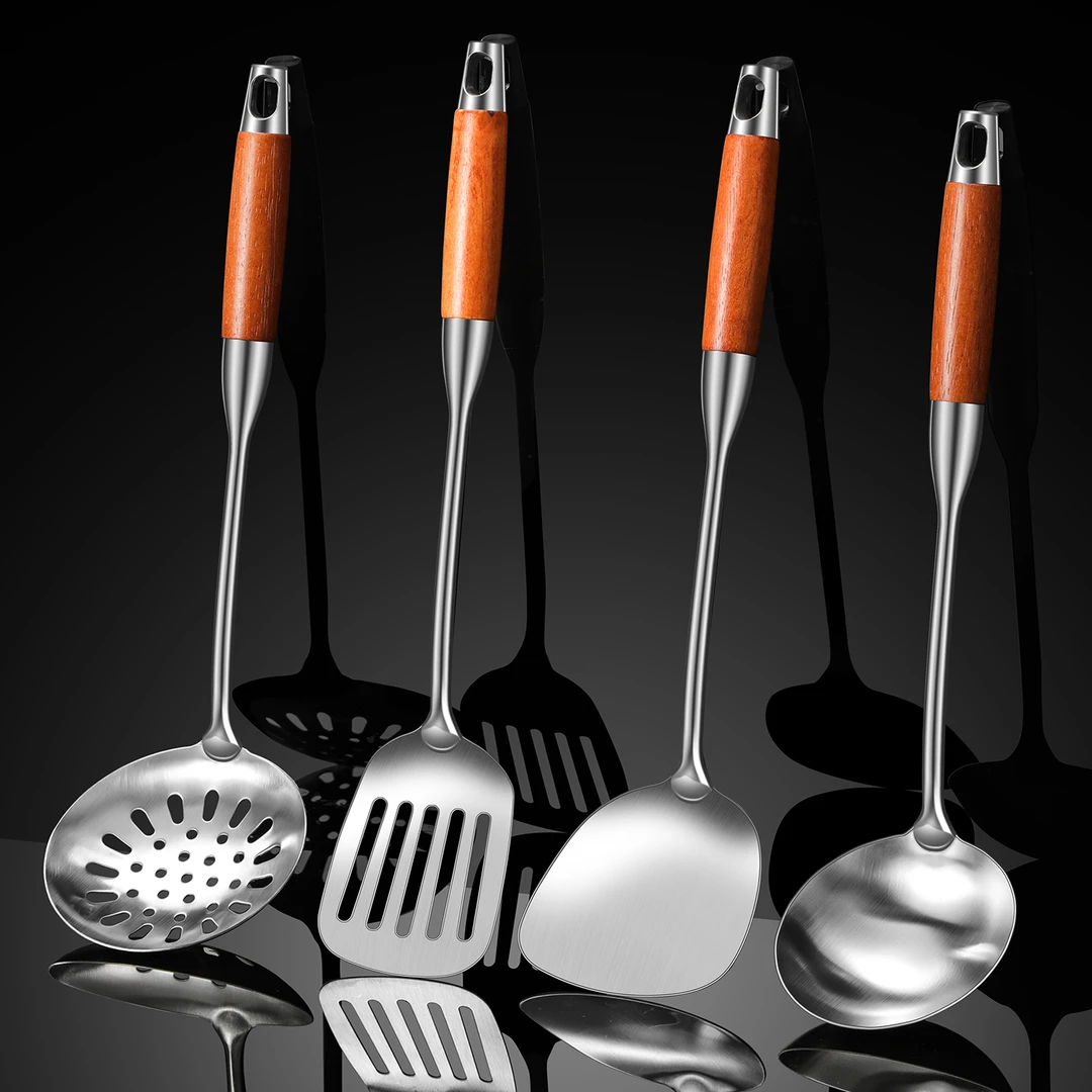 加长防烫长柄炒菜铲子加厚粘锅不粘锅炒菜勺子煎饼果子工具锅铲子