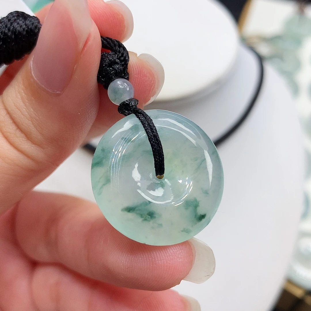 翡翠未镶嵌胸饰翡翠37，22.9/5.7